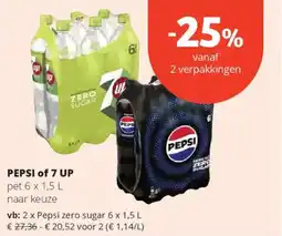 Spar Pepsi of 7 Up Pet aanbieding