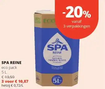 Spar Spa Reine aanbieding