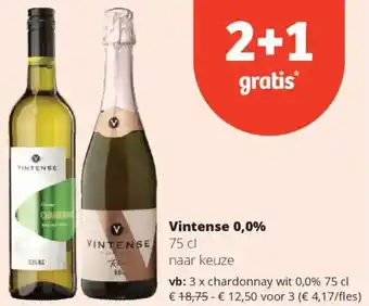 Spar Vintense 0,0% aanbieding