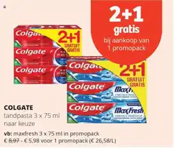 Spar Colgate aanbieding