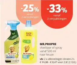 Spar Mr. Propre aanbieding