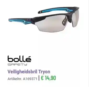 Manutan Bollé Safety Veiligheidsbril Tryon aanbieding