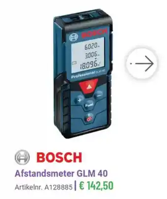 Manutan Bosch Afstandsmeter GLM 40 aanbieding