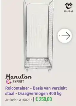 Manutan Rolcontainer aanbieding