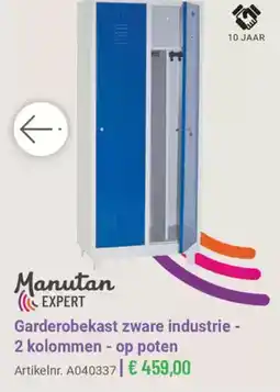 Manutan Garderobekast zware industrie aanbieding