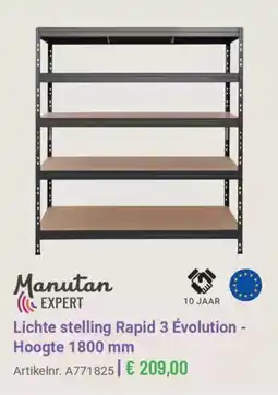 Manutan Lichte stelling Rapid 3 Évolution aanbieding