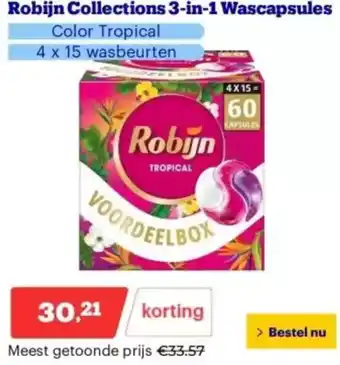 Bol.com Robijn Collections 3-in-1 Wascapsules aanbieding