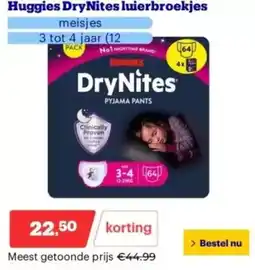 Bol.com Huggies DryNites luierbroekjes aanbieding