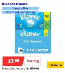 Bol.com Kleenex tissues aanbieding