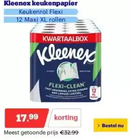 Bol.com Kleenex keukenpapier aanbieding