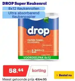 Bol.com DROP Super Keukenrol aanbieding