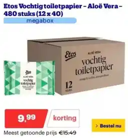 Bol.com Etos Vochtig Toiletpapier aanbieding