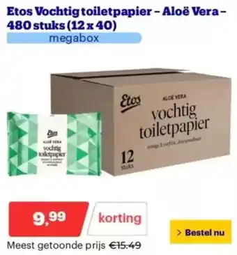 Bol.com Etos Vochtig Toiletpapier aanbieding