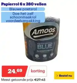 Bol.com Papierrol 6 x 280 vellen aanbieding