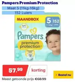 Bol.com Pampers Premium Protection aanbieding