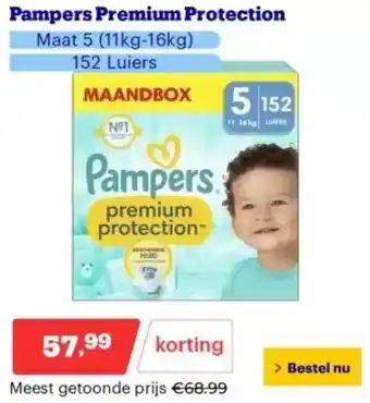 Bol.com Pampers Premium Protection aanbieding