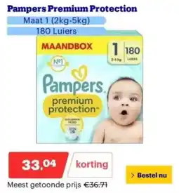 Bol.com Pampers Premium Protection aanbieding