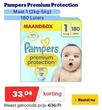 Bol.com Pampers Premium Protection aanbieding