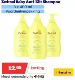 Bol.com Zwitsal Baby Anti-Klit Shampoo aanbieding