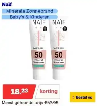 Bol.com Naïf aanbieding