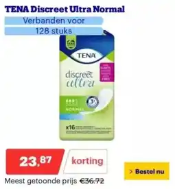 Bol.com TENA Discreet Ultra Normal aanbieding