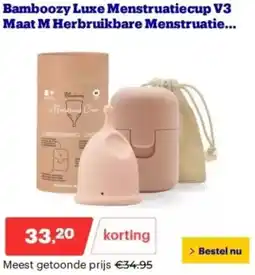 Bol.com Bamboozy Luxe Menstruatiecup V3 aanbieding