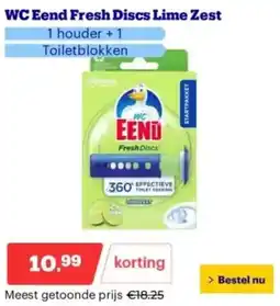 Bol.com WC Eend Fresh Discs Lime Zest aanbieding