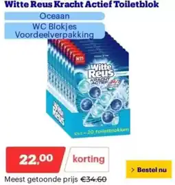 Bol.com Witte Reus Kracht Actief Toiletblok aanbieding