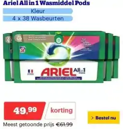 Bol.com Ariel All in 1 Wasmiddel Pods aanbieding