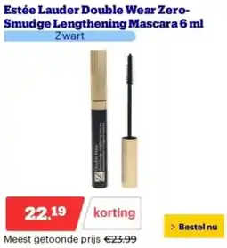 Bol.com Estée Lauder Double Wear Zero Smudge Lengthening Mascara aanbieding