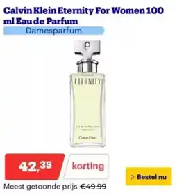 Bol.com Calvin Klein Eternity For Women Eau de Parfum aanbieding