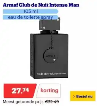 Bol.com Armaf Club de Nuit Intense Man aanbieding