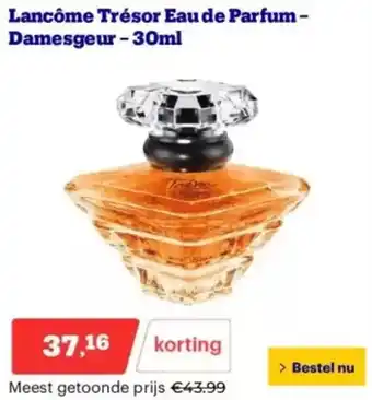 Bol.com Lancôme Trésor Eau de Parfum aanbieding