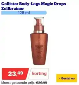 Bol.com Collistar Body Legs Magic Drops ZelfbruineCollistar Body-Legs Magic Drops Zelfbruiner aanbieding