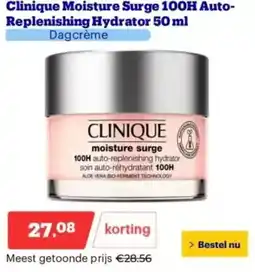 Bol.com Clinique Moisture Surge 100H Auto Replenishing Hydrator aanbieding