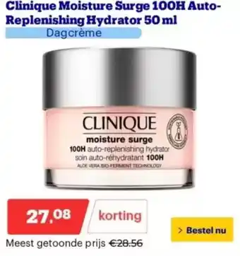 Bol.com Clinique Moisture Surge 100H Auto Replenishing Hydrator aanbieding