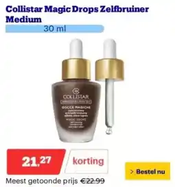 Bol.com Collistar Magic Drops Zelfbruiner Medium aanbieding