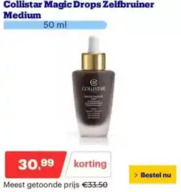 Bol.com Collistar Magic Drops Zelfbruiner Medium aanbieding