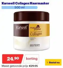 Bol.com Karseell Collagen Haarmasker aanbieding