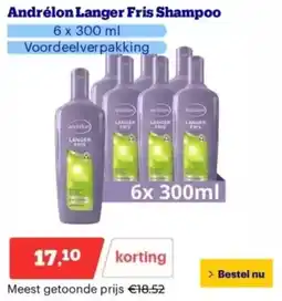 Bol.com Andrélon Langer Fris Shampoo aanbieding