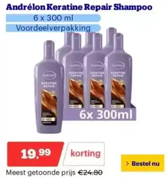 Bol.com Andrélon Keratine Repair Shampoo aanbieding