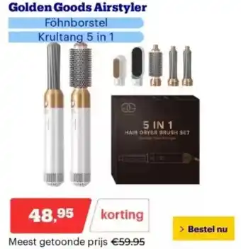 Bol.com Golden Goods Airstyler aanbieding