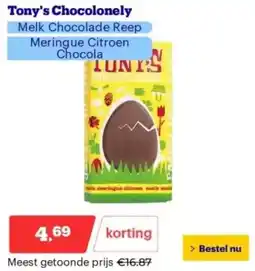 Bol.com Tony's Chocolonely aanbieding