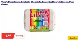 Bol.com Tony's Chocolonely, Belgische Chocolade, Paaseitjes Kwarteleidoosje, Paas eieren aanbieding