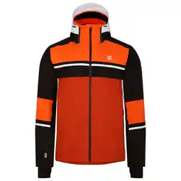 Decathlon Heren Amplitude Ski jas (Zwart/Puffins Oranje) aanbieding