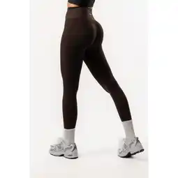 Decathlon Ultimate Seamless Naadloze Scrunch Legging - Fitness - Dames - Cacao Bruin aanbieding