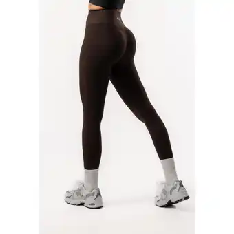 Decathlon Ultimate Seamless Naadloze Scrunch Legging - Fitness - Dames - Cacao Bruin aanbieding