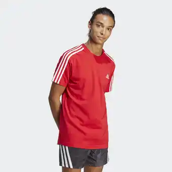 Decathlon Essentials Single Jersey 3-Stripes T-shirt aanbieding