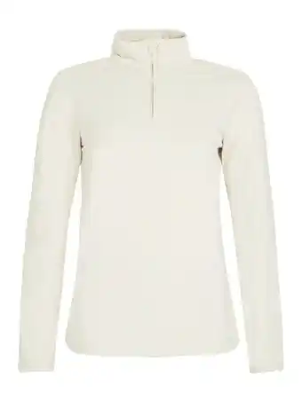 Decathlon W Fabriz 1/4 Zip Top - Trui - 106_kitoffwhite - dames - Pisteskiën aanbieding