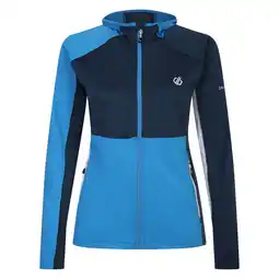 Decathlon Dames Convey II Hooded Core Stretch Midlayer (Zweeds Blauw/Moonlight Marl) aanbieding